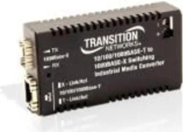 Alt view image 6 of 8 - Transition Networks Hardened Mini 10/100/1000 Bridging Media Converter