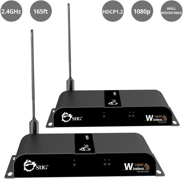 Alt view image 3 of 20 - SIIG Accessory CE-H22G12-S1 WL Extends 165ft Mid-Range 1080P HDMI Video Kit