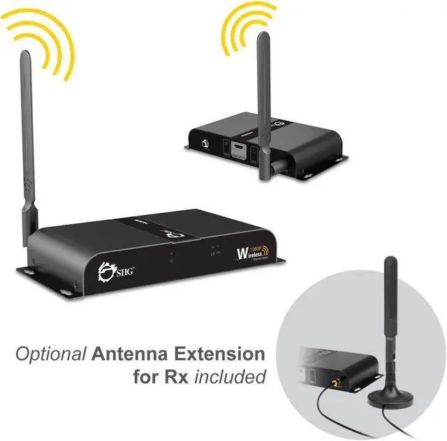 Alt view image 4 of 20 - SIIG Accessory CE-H22G12-S1 WL Extends 165ft Mid-Range 1080P HDMI Video Kit