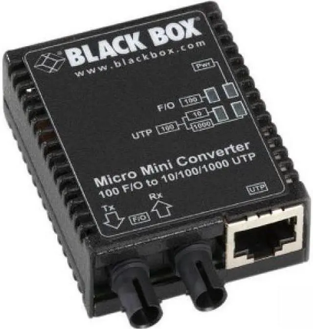 Alt view image 3 of 7 - BLACK BOX LMC402A 10/100BT 100BFX MM 5K SC MEDIA CONVERTER