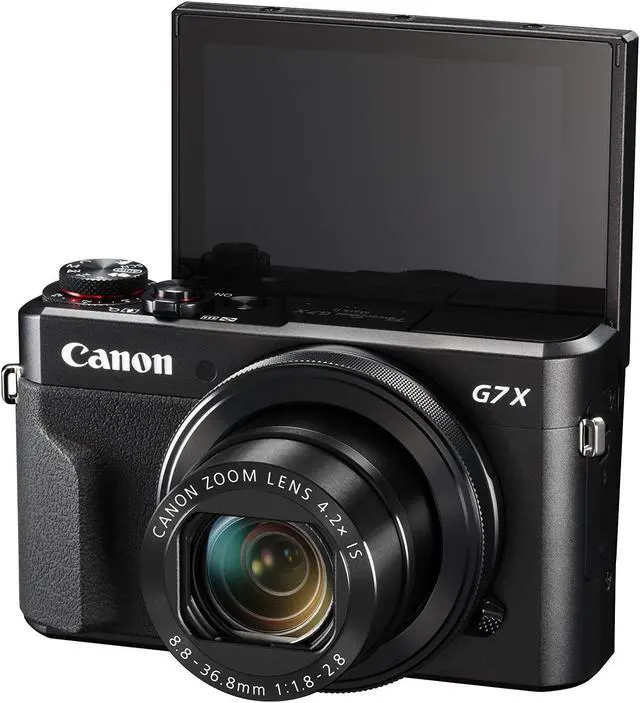 Alt view image 4 of 4 - Canon PowerShot Digital Camera [G7 X Mark II] with Wi-Fi & NFC, LCD Screen, and 1-inch Sensor - Black