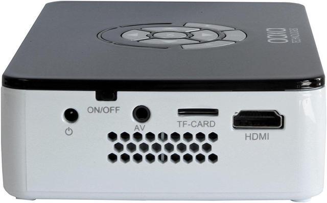 Alt view image 7 of 11 - AAXA P300 HD LED DLP Mini Portable Pico Projector with 500 LED Lumens, HDMI, Mini-VGA, and Media Player for Business and Home use