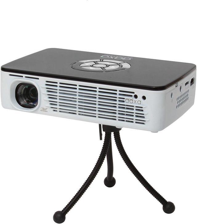 Alt view image 6 of 11 - AAXA P300 HD LED DLP Mini Portable Pico Projector with 500 LED Lumens, HDMI, Mini-VGA, and Media Player for Business and Home use