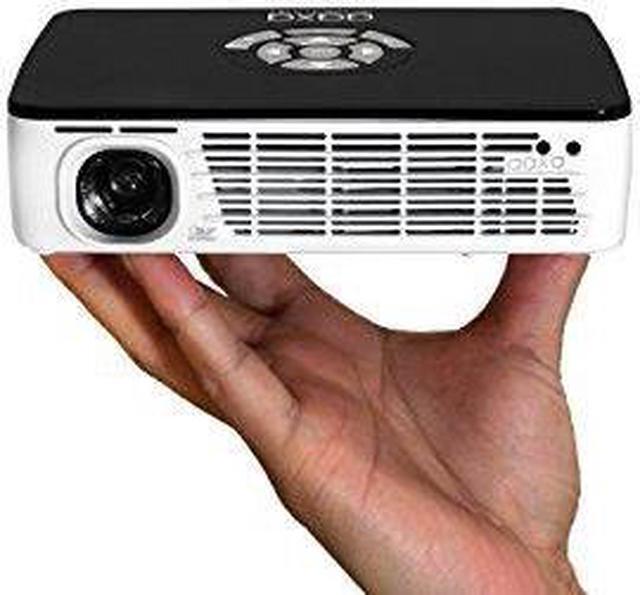 Alt view image 3 of 11 - AAXA P300 HD LED DLP Mini Portable Pico Projector with 500 LED Lumens, HDMI, Mini-VGA, and Media Player for Business and Home use
