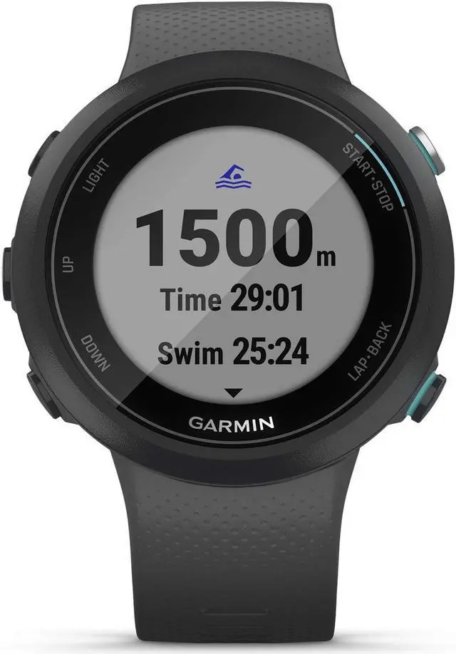 Alt view image 6 of 17 - Garmin Swim 2 - GPS Swimming Smartwatch for Pool and Open Water - Slate Gray