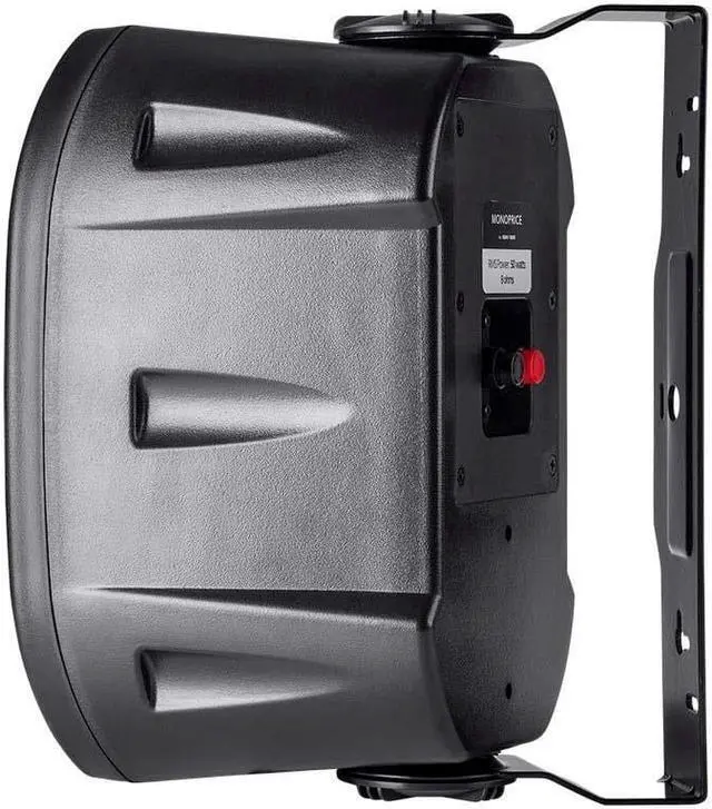 Alt view image 11 of 12 - Monoprice 6.5in Weatherproof 2-Way Speakers with Wall Mount Bracket (Pair White)
