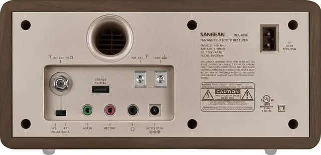 Alt view image 4 of 13 - Sangean - WR-16SE - Sangean WR-16SE WR-16 45th Anniversary Special Edition AM/FM Wooden Cabinet Radio with Bluetooth