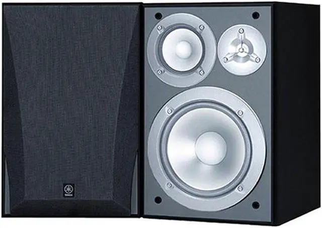 Alt view image 4 of 5 - YAMAHA NS-6490 3-Way Bookshelf Speakers Pair - Black