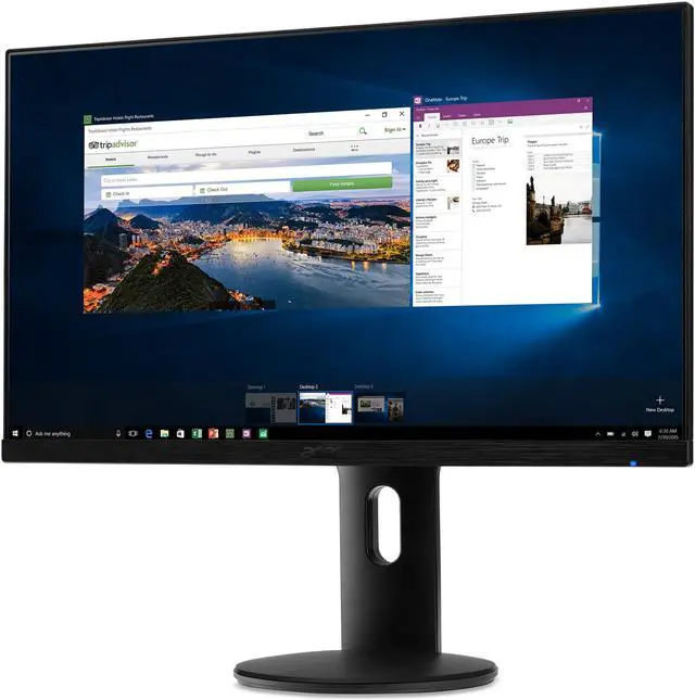 Alt view image 15 of 20 - Acer 23.8" 60Hz IPS FHD LCD/LED Monitor 4 ms D-Sub, HDMI ET241Y Abmir UM.QE1AA.A01