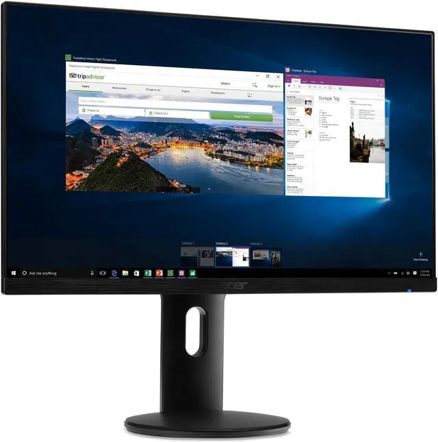 Alt view image 16 of 20 - Acer 23.8" 60Hz IPS FHD LCD/LED Monitor 4 ms D-Sub, HDMI ET241Y Abmir UM.QE1AA.A01