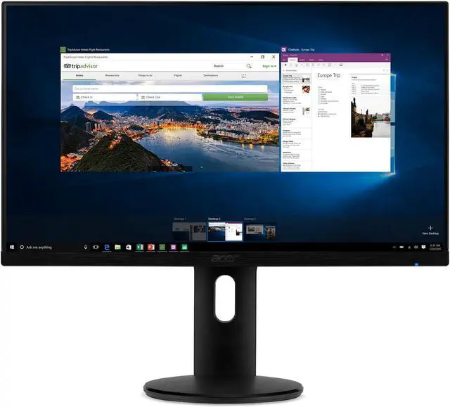 Alt view image 14 of 20 - Acer 23.8" 60Hz IPS FHD LCD/LED Monitor 4 ms D-Sub, HDMI ET241Y Abmir UM.QE1AA.A01