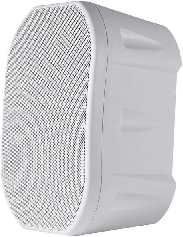 Alt view image 6 of 12 - Monoprice 6.5in Weatherproof 2-Way Speakers with Wall Mount Bracket (Pair White)