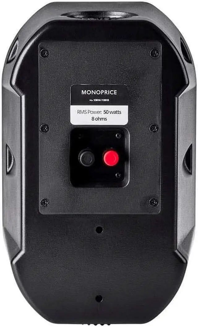 Alt view image 12 of 12 - Monoprice 6.5in Weatherproof 2-Way Speakers with Wall Mount Bracket (Pair White)