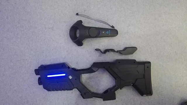 Alt view image 4 of 7 - Mag P90 VR Gun Controller Plastic Holder for for HTC VIVE 1.0, Vive Pro 2.0, Cosmos Elite- Virtual Reality Game Accessories