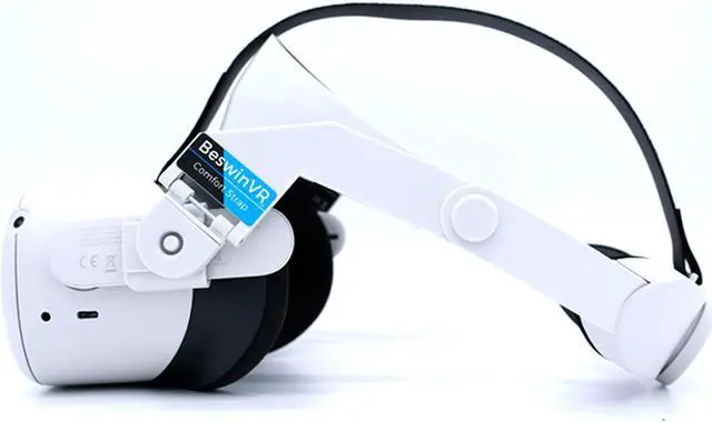 Main image of BeswinVR Halo Strap for Oculus Quest and Meta Quest 2- White