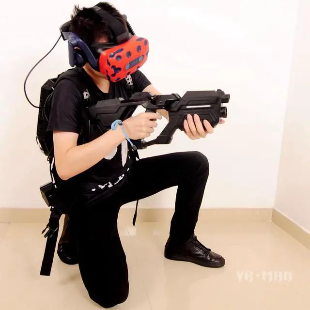 Alt view image 5 of 7 - Mag P90 VR Gun Controller Plastic Holder for for HTC VIVE 1.0, Vive Pro 2.0, Cosmos Elite- Virtual Reality Game Accessories