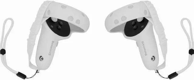 Main image of BeswinVR Silicone Protection and Grips for Quest 2 Controller- White