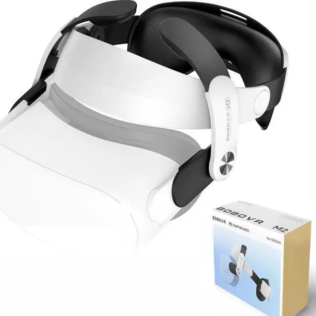 Alt view image 6 of 7 - BOBOVR M2- Head Strap for Oculus Quest 2, Replacement for Elite Strap, Reduce Face Pressure Comfortable Touch