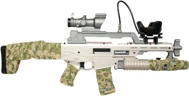 Alt view image 2 of 6 - BeswinVR Haptic VR Gun Controller for Vive Tracker 2.0, 3.0 ( Tracker Not Included)