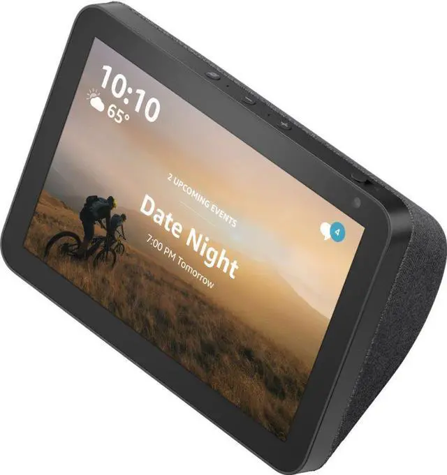 Alt view image 8 of 20 - Amazon Echo Show 8 Smart Speaker with Alexa 8" HD Smart Display - Black