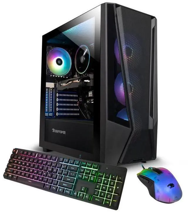 Main image of iBUYPOWER Trace 7 Mesh Gaming PC Desktop - AMD Ryzen 7 5700 - NVIDIA GeForce RTX 3050 6GB - 16GB DDR4 RGB - 1TB NVMe SSD - TMA7N3501
