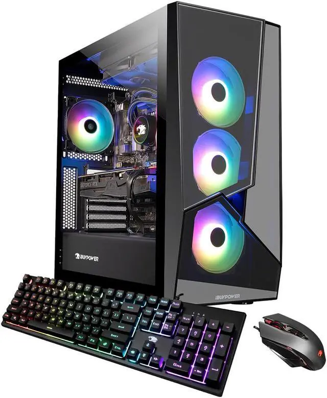 Main image of iBUYPOWER Gaming Desktop - SlateMR292i - Intel i9-11900KF - 16GB 3200 DDR4 Memory - NVIDIA RTX 3060Ti - 1TB NVMe SSD