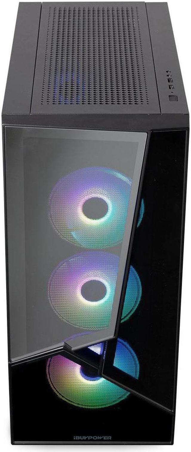 Alt view image 5 of 6 - iBUYPOWER - Slate5MR243i Gaming Desktop - Intel i7 11700F - 16GB Memory - AMD Radeon RX 6600 8GB - 480SSD+1TB HDD - Black