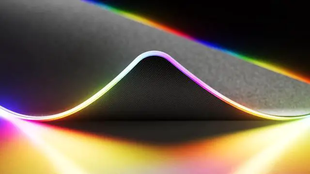 Alt view image 4 of 14 - HYTE CNVS Intense Play Mat: Custom RGB LED 50-Pixel qRGB Array Waterproof Extended Premium Silky 28 SPI 900mm x 370mm USB C Gaming Mouse Pad