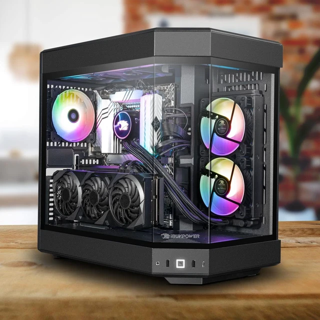Alt view image 6 of 7 - iBUYPOWER Y60 Gaming Desktop PC, Intel i9-13900KF, NVIDIA GeForce RTX 4060 Ti 8GB, 32GB DDR5 RAM, 2TB SSD, Windows 11, Y60BI9N46T01