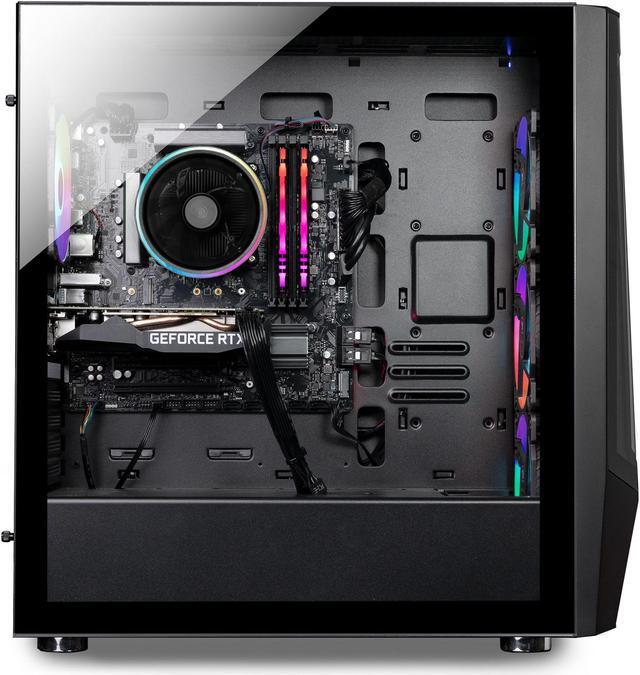 Alt view image 3 of 7 - iBUYPOWER Trace Mesh Gaming Desktop - Intel Core i7 14700F, NVIDIA GeForce RTX 4060 Ti 8GB, 32GB DDR5 RGB RAM, 1TB NVMe SSD _TMI7N46T01