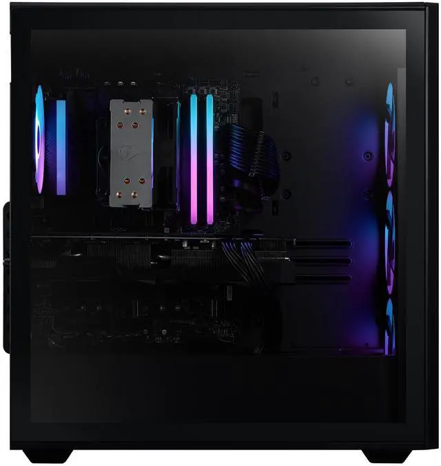 Alt view image 3 of 7 - iBUYPOWER Scale Gaming Desktop - AMD Ryzen 5 4500, AMD Radeon RX 6400 4GB, 16GB DDR4 RGB RAM, 1TB NVMe SSD _SCA5R6401