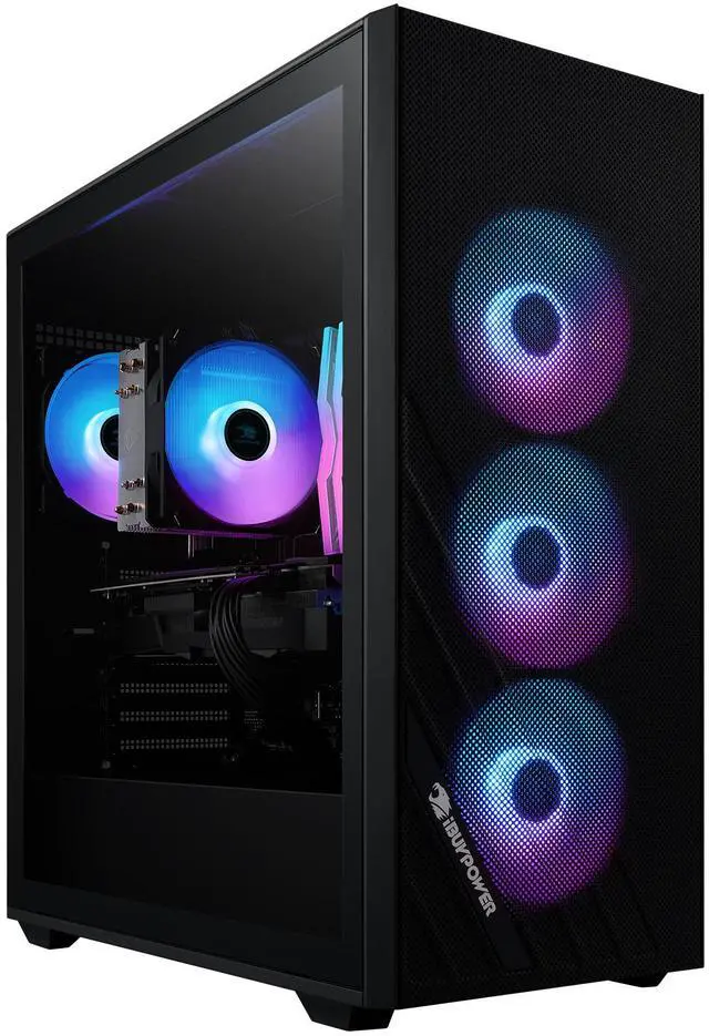 Alt view image 2 of 7 - iBUYPOWER Scale Gaming Desktop - AMD Ryzen 5 4500, AMD Radeon RX 6400 4GB, 16GB DDR4 RGB RAM, 1TB NVMe SSD _SCA5R6401