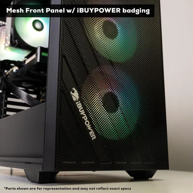 Alt view image 6 of 7 - iBUYPOWER Scale Gaming Desktop - AMD Ryzen 5 4500, AMD Radeon RX 6400 4GB, 16GB DDR4 RGB RAM, 1TB NVMe SSD _SCA5R6401