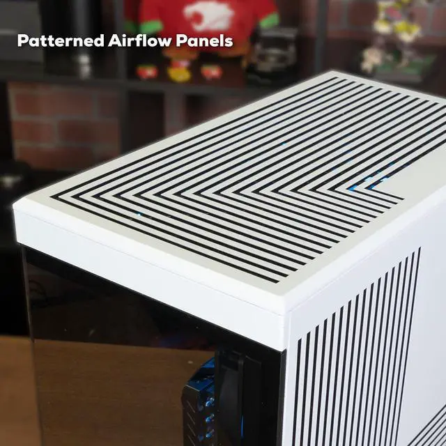 Alt view image 5 of 7 - iBUYPOWER Y40 Pro White Gaming PC Desktop - AMD Ryzen 7 9700X - NVIDIA GeForce RTX 4070 Ti Super 16GB - 32GB DDR5 RGB - 1TB NVMe SSD - Y40WA7N47TS01