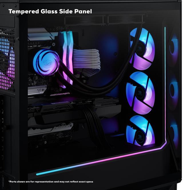Alt view image 7 of 7 - iBUYPOWER Slate 8 MESH Gaming PC Desktop - AMD Ryzen 7 7800X3D - AMD Radeon RX 7700 XT 12GB - 32GB DDR5 RGB - 1TB NVMe SSD - SMA7R77XT02