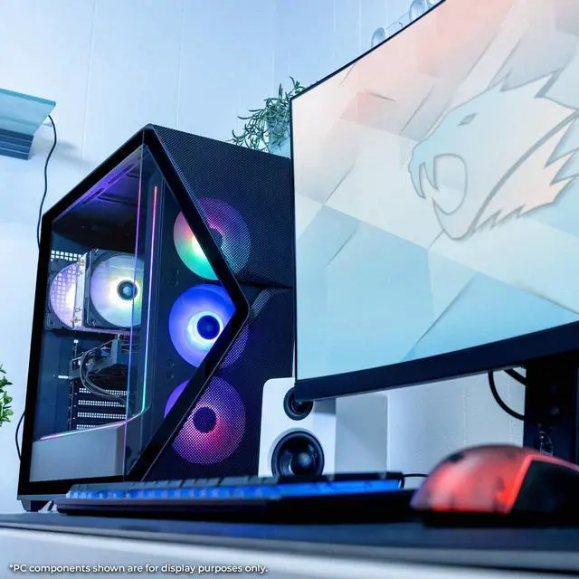 Alt view image 3 of 7 - iBUYPOWER Slate 8 MESH Gaming PC Desktop - Intel Core Ultra 7 265F - NVIDIA GeForce RTX 5070Ti 16GB - 32GB DDR5 RGB - 2TB NVMe SSD - SMI7N57T01