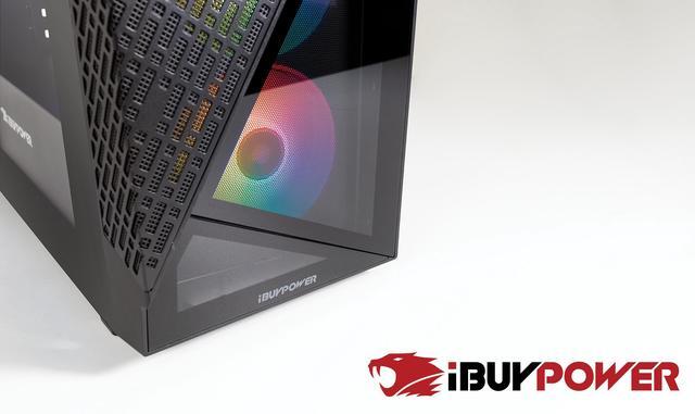 Alt view image 7 of 7 - iBUYPOWER Slate 6 MESH Gaming PC Desktop - AMD Ryzen 5 7600 - NVIDIA GeForce RTX 4060 8GB - 16GB DDR5 RGB - 500GB NVMe SSD - SlateMeshA5N4601
