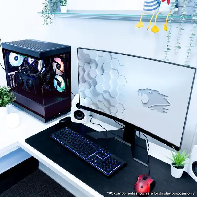 Alt view image 3 of 7 - iBUYPOWER Y40 PRO Black Gaming PC Desktop - AMD Ryzen 7 9700X - AMD Radeon RX 9070XT 16GB - 32GB DDR5 RGB - 1TB NVMe SSD - Y40BA7R97XT02