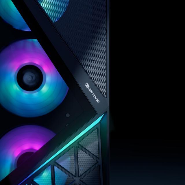 Alt view image 7 of 7 - iBUYPOWER Slate 9 Black Gaming PC Desktop - AMD Ryzen 7 9800X3D - AMD Radeon RX 9070 16GB - 32GB DDR5 RGB - 2TB NVMe SSD - SBA7R9701