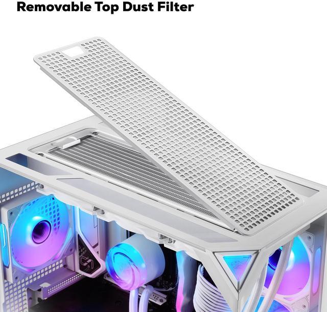 Alt view image 5 of 7 - iBUYPOWER Element 9 Pro White Gaming PC Desktop - Intel Core Ultra 7 265KF - NVIDIA GeForce RTX 5070Ti 16GB - 32GB DDR5 RGB - 1TB NVMe SSD - EPWI7N57T01