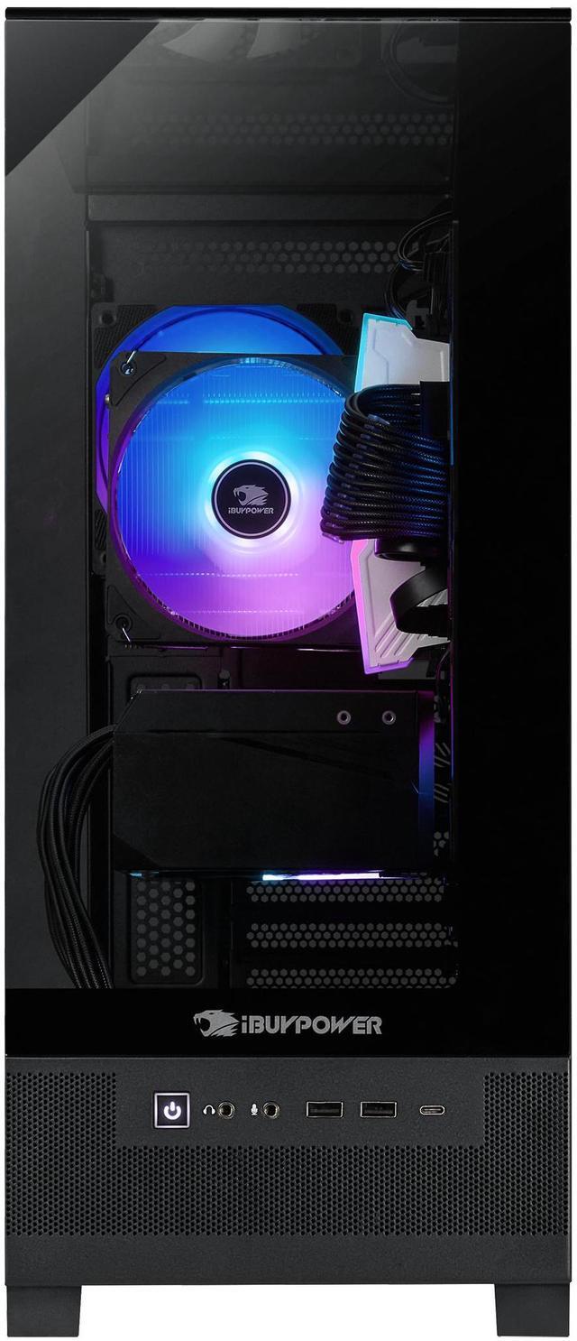 Alt view image 3 of 7 - iBUYPOWER Element SE Gaming PC Desktop - AMD Ryzen 7 5700 - NVIDIA GeForce RTX 5060 8GB - 16GB DDR4 - 1TB NVMe SSD - ESA7N5601
