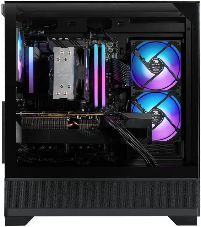 Alt view image 2 of 7 - iBUYPOWER Element SE Gaming PC Desktop - AMD Ryzen 7 5700 - NVIDIA GeForce RTX 5060 8GB - 16GB DDR4 - 1TB NVMe SSD - ESA7N5601