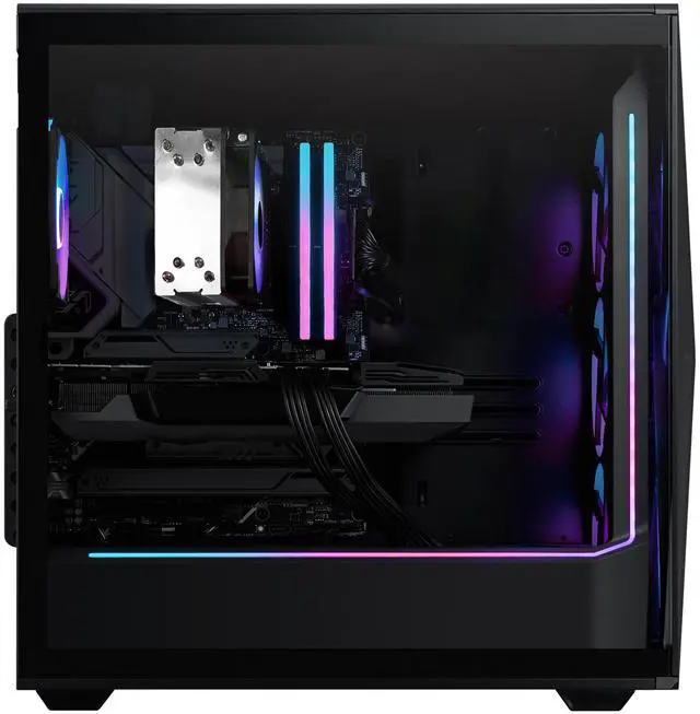 Alt view image 4 of 7 - iBUYPOWER Slate Gaming Desktop - Intel Core i7 14700F, NVIDIA GeForce RTX 4060 8GB, 32GB DDR5 RGB RAM, 1TB NVMe SSD _SMI7N4601