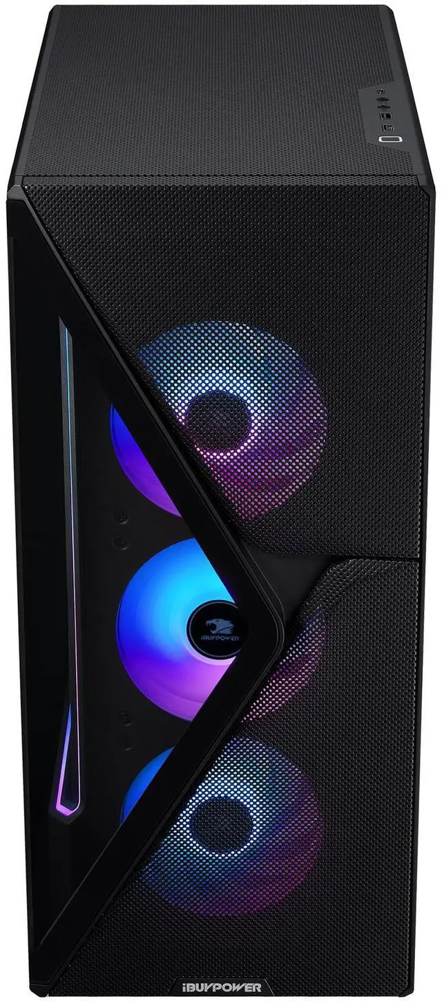 Alt view image 5 of 7 - iBUYPOWER Slate Gaming Desktop - Intel Core i7 14700F, NVIDIA GeForce RTX 4060 8GB, 32GB DDR5 RGB RAM, 1TB NVMe SSD _SMI7N4601
