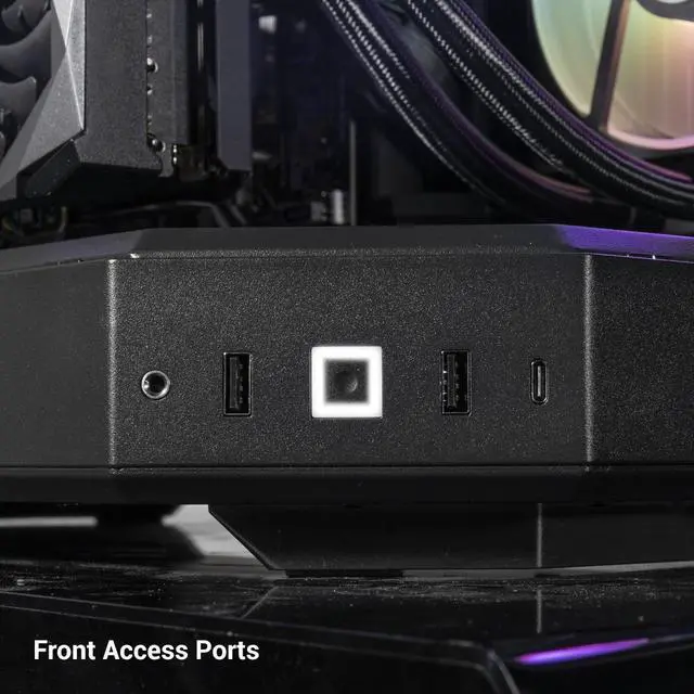 Alt view image 6 of 14 - iBUYPOWER Y60 Gaming PC Desktop - Intel Core i9 14900F, NVIDIA GeForce RTX 4060 Ti 8GB, 32GB DDR5 RGB RAM, 1TB NVMe SSD