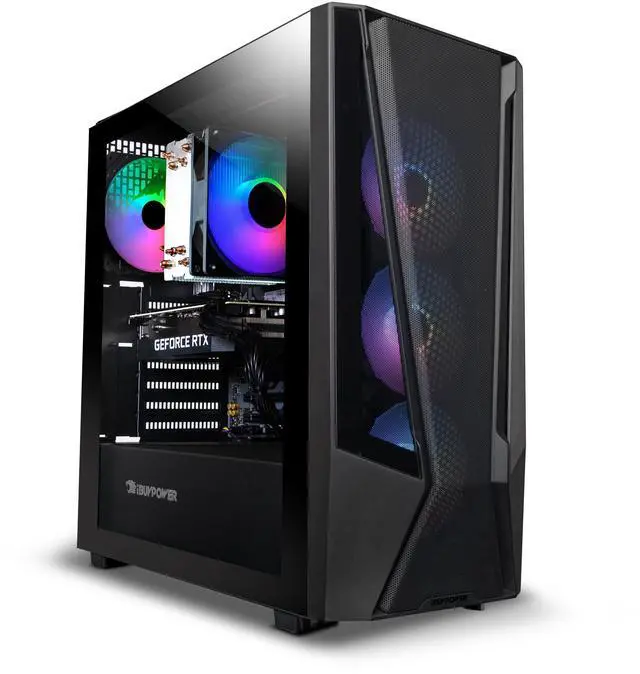 Alt view image 2 of 7 - iBUYPOWER Trace Mesh Refurbished Gaming Desktop, Intel Core i7-14700F, NVIDIA GeForce RTX 4060, 32GB DDR5-5600, 2TB NVMe SSD, Windows 11 Home _TMI7N4601RB