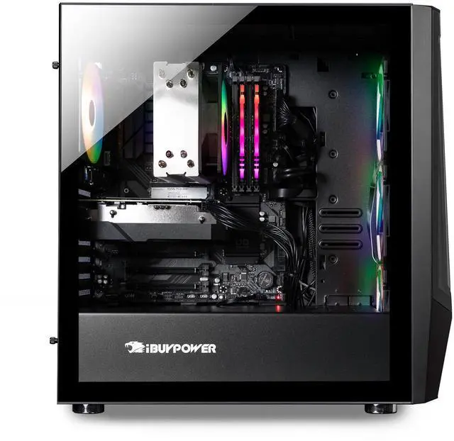 Alt view image 3 of 7 - iBUYPOWER Trace Mesh Refurbished Gaming Desktop, Intel Core i7-14700F, NVIDIA GeForce RTX 4060, 32GB DDR5-5600, 2TB NVMe SSD, Windows 11 Home _TMI7N4601RB