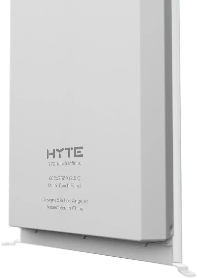 Alt view image 6 of 14 - HYTE Y70 touch infinite Display Upgrade - Snow White