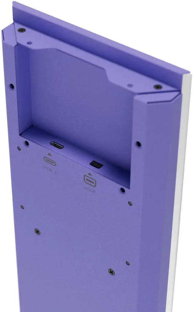 Alt view image 6 of 14 - HYTE Y70 Touch Infinite Display Upgrade - Taro Milk (Purple)