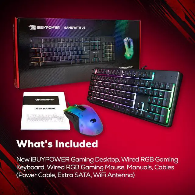 Alt view image 6 of 7 - iBUYPOWER Scale Gaming PC Desktop Computer, Intel Core Ultra 5 250K Plus 2026 CPU with Integrated Intel Graphics, 16GB DDR5 RAM, 1TB NVMe SSD, Windows 11 Home, Keyboard, Mouse Black